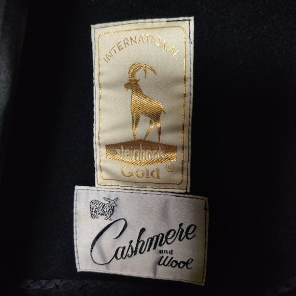 Womens 42 Steinbock Cashmere And Wool Made In Austria Trenchcoat - Picture 3 of 4